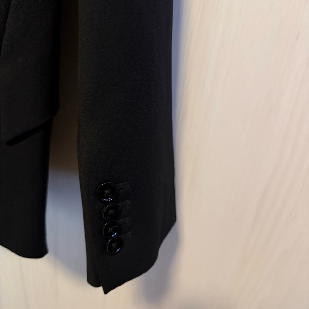 White House Black Market Black Tailored Single-Button Blazer Size 4 NWOT - Picture 6 of 6